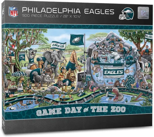Miniatura 8 de YouTheFan - Rompecabezas NFL Game Day at The Zoo, 500 piezas