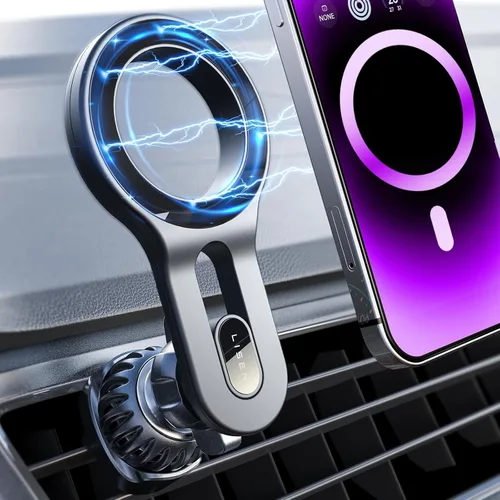 Miniatura 10 de LISEN Soporte magnético para teléfono para ventilación de automóvil, soporte magnético para teléfono de ventilación de automóvil, soporte