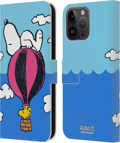 Miniatura 229 de Head Case Designs Funda de piel con licencia oficial de Peanuts Snoopy & Woodstock Balloon Halfs and Laughs para Apple iPhone 7/8/SE 2020 y 2022