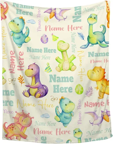 Miniatura 12 de Manta personalizada con nombre, texto y nombre, manta personalizada con nombre para bebés, niños, niñas y adultos, manta personalizada para Tortuga