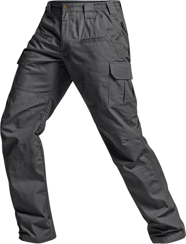 Miniatura 9 de CQR Pantalones tácticos tipo cargo, para hombre, tejido Ripstop, resistentes al agua, ligeros, para llevar todas tus cosas de uso diario