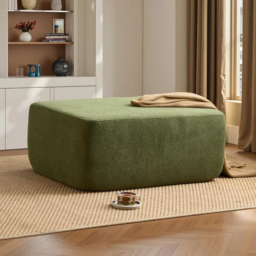 Miniatura 38 de ovios Sofá seccional Cloud de 96 pulgadas con chaise en forma de L, sofá modular moderno con asiento profundo, sofás tapizados para sala de estar
