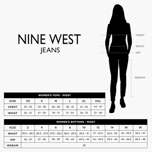 Miniatura 4 de Nine West Jeans ajustados perfectos de tiro alto para mujer