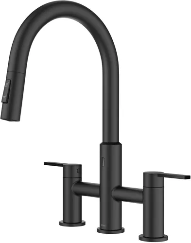 Miniatura 48 de Kraus Oletto KSF-2830BB - Pulverizador desplegable de una sola manija para grifos de cocina con sensor sin contacto en latón cepillado Bronce