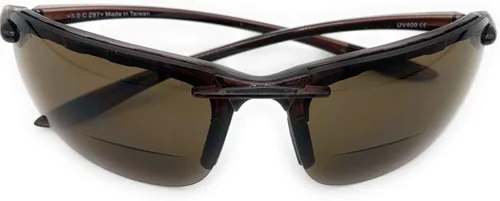 Miniatura 5 de The Oakland - Lentes de sol bifocales para lectura deportivos, envolventes, unisex, sin montura Marrón