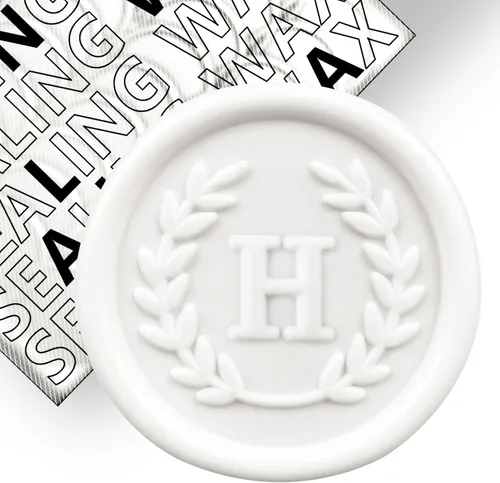 Miniatura 33 de 50 calcomanías adhesivas de cera con letra W, hechas a mano, sin necesidad de sellar, rasgar y usar calcomanías de cera para invitaciones de boda