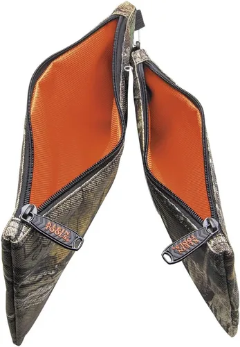 Miniatura 8 de Klein Tools 55560 Bolsas con cremallera, las bolsas de camuflaje son de 12.5 y 10 pulgadas, camuflaje de tejido balístico 1680d de 2 piezas