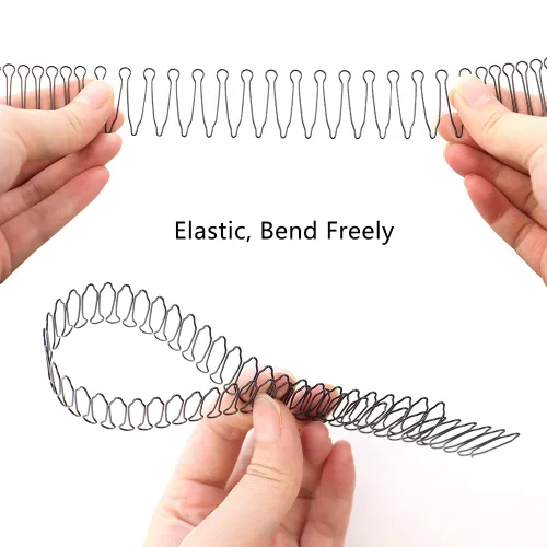 Miniatura 3 de TCOTBE 5 piezas de accesorios de peinado en forma de U – peines ondulados, clips de pin en U, peines de alambre de metal, mini soportes