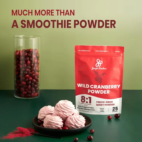 Miniatura 6 de Jungle Powders Polvo de arándano salvaje y arándano silvestre de 3.5 onzas, extracto natural de origen nórdico para hornear, saborizar y cocinar