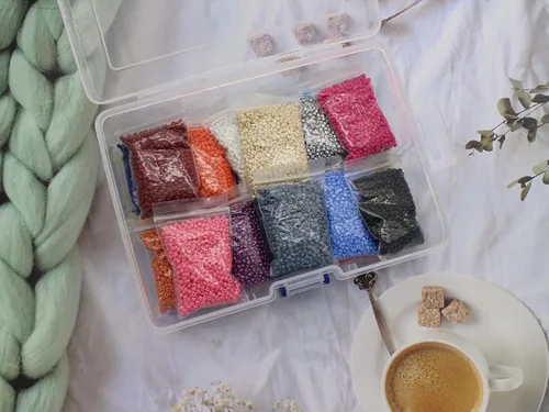 Miniatura 4 de Caja de almacenamiento de plástico transparente de 6 piezas con cierre hermético, contenedor organizador para lápices, rompecabezas, juguetes