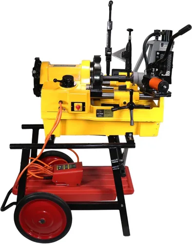 Miniatura 2 de Steel Dragon Tools 1224 1/4" - 4" máquina de roscar del tubo 26092 150A carro y 918 rollo Groover 48297
