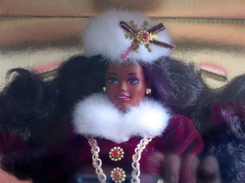 Miniatura 2 de 1996 Afroamericano Felices Fiestas Barbie