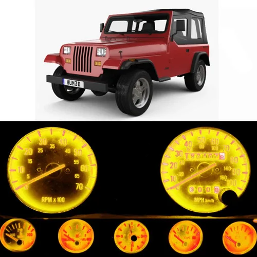 Miniatura 6 de WLJH Paquete de luces LED completas de indicadores de panel de instrumentos brillantes en blanco para velocímetro, tacómetro, presión de aceite