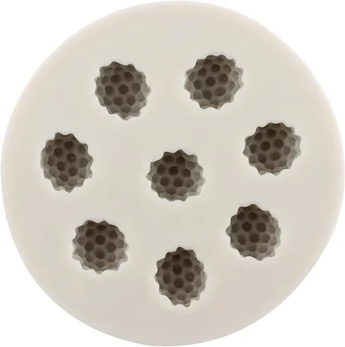 Miniatura 7 de Sijiangmold Moldes de silicona para fondant de arándanos, frambuesas, fresas, nueces, bayas, especias, anís estrellado, canela, limón