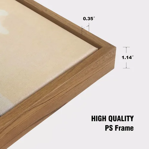 Miniatura 7 de Wieco Art – Arte enmarcado La Gran Ola de Kanagawa de Katsushika Hokusai; impresiones Giclée en lienzo, arte de pared, pinturas abstractas