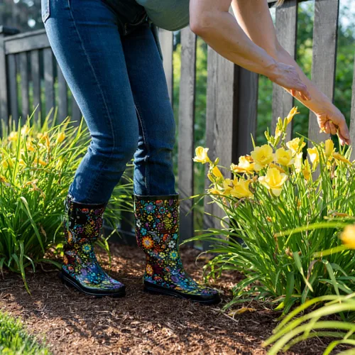 Miniatura 2 de Western Chief Botas de lluvia altas e impermeables para mujer, para exterior y jardín
