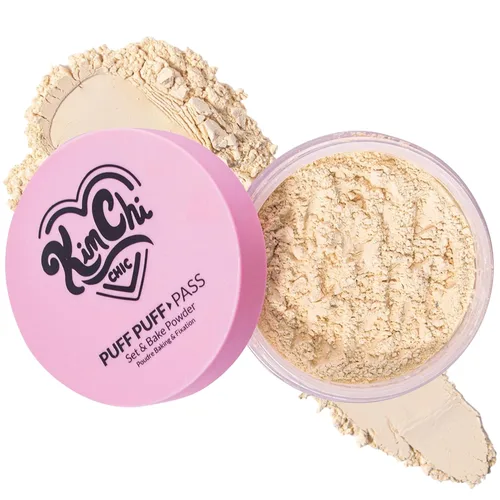 Miniatura 14 de Kimchi Chic Beauty Puff Puff Pass Set y polvo fijador Bake para maquillaje, borla de polvo facial suelto extra esponjoso, maquillaje facial suave