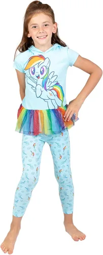 Miniatura 3 de My Little Pony Rainbow Dash Pinkie Pie - Camiseta y leggings para cosplay para niñas de niños pequeños a niños grandes
