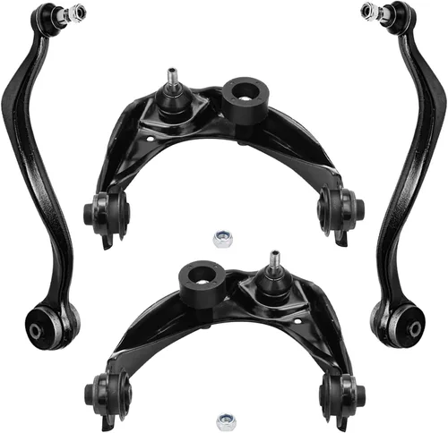 Miniatura 171 de Detroit Axle - Brazos de control superiores traseros para Chrysler 300 Dodge Challenger Charger Magnum, reemplazo del conjunto de brazos de control