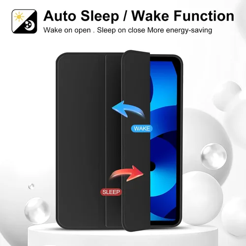 Miniatura 3 de Funda para iPad (A16) de 11ª generación de 11 pulgadas 2025/iPad de 10.9 pulgadas 2022, encendido y apagado automático, compatible con Touch ID