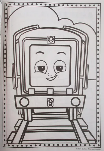 Miniatura 4 de Thomas Libro para colorear y actividades con amigos - 80 páginas