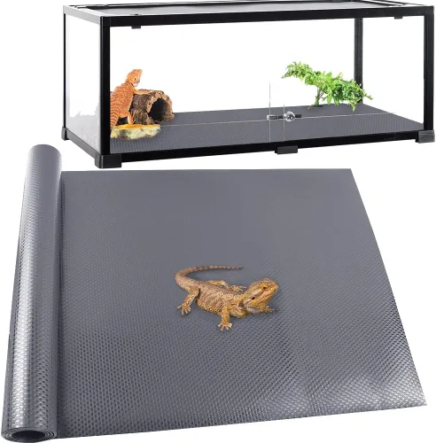 Miniatura 10 de Alfombra de Reptil, Alfombrilla de Reptil, Dragón Barbudo, Sustrato de Gecko Leopardo, Piso para Tanque de Dragón Barbudo, Serpiente, Cama