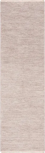 Miniatura 2 de SAFAVIEH Lasa Collection - Alfombra para pasillo, 2 pies 3 pulgadas x 8 pies, color beige, diseño de flecos sólidos, no desprende pelusa y de fácil