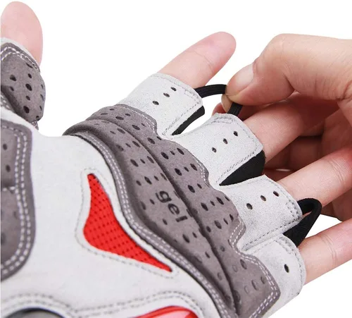 Miniatura 17 de CXWXC Guantes de ciclismo para hombres y mujeres – Guantes de ciclismo transpirables de gel para bicicleta de montaña – Guantes antideslizantes