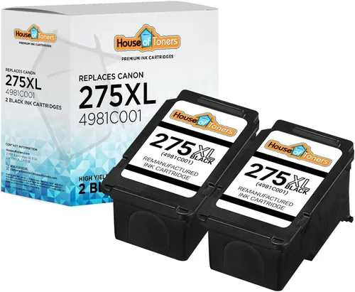 Houseoftoners Repuesto remanufacturado para cartucho de tinta negra PG-275XL – Tinta de impresora de alto rendimiento para Canon PIXMA TS3500,