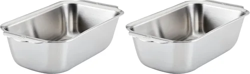 Miniatura 7 de Hestan Provisions OvenBond - Molde para pan de acero inoxidable con revestimiento de tres capas, 1 libra (9 x 5 pulgadas)