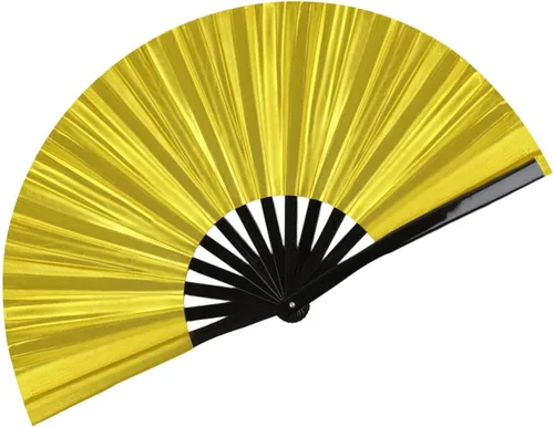 Miniatura 19 de Paquete de 4 ventiladores de mano plegables grandes para mujeres/hombres, ventilador chino de Kung Fu de mano, abanicos plegables decorativos