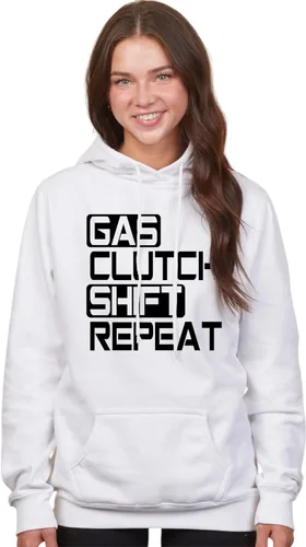 Miniatura 8 de Go All Out Sudadera con capucha Gas Clutch Shift Repeat para hombre y mujer
