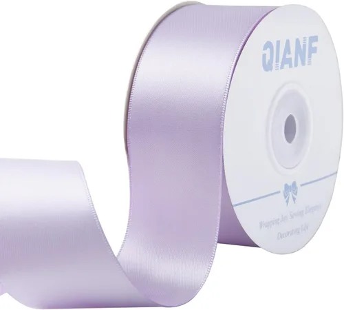 Miniatura 31 de QIANF Cinta plateada de satén de doble cara de 1-1/2 pulgadas para envolver regalos, lazos para el pelo, hacer cintas para el cabello, bandas