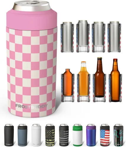 Miniatura 22 de Frost Buddy Universal Can Cooler - Fits all - Stainless Steel Can Cooler for 12 oz & 16 oz Regular or Slim Cans & Bottles - Stainless Steel