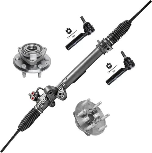 Miniatura 227 de Detroit Axle - Kit de nudillos de dirección delantera izquierda para Ford Edge Lincoln MKX 07-10, cojinete de rueda del lado del conductor, nudillo