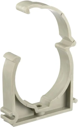 Miniatura 5 de uxcell Clips de abrazaderas de tubo de 0.984 in de diámetro, accesorios de manguera de agua PPR con cerradura para suministro de agua, gris, 12