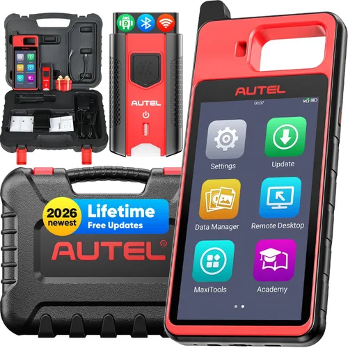 Autel Escáner MaxiIM KM100 (X), actualizaciones gratuitas de por vida, nueva herramienta de escaneo OBD2 de diagnóstico automotriz 2026, conexión BT