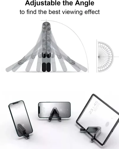 Miniatura 4 de MONEER Soporte para teléfono celular, soporte para teléfono para escritorio, soporte plegable y portátil para iPhone, soporte para teléfono celular