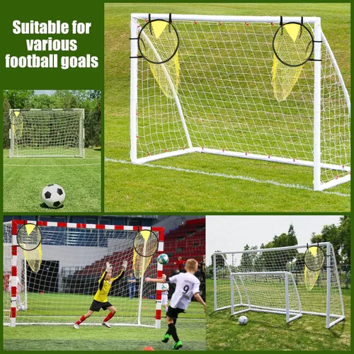 Miniatura 4 de Football Target Net, 16" Easy-to-Attach Soccer Goal Net, Soccer Target Goal for Shooting Training, Improves Accuracy, for Shooting Accuracy