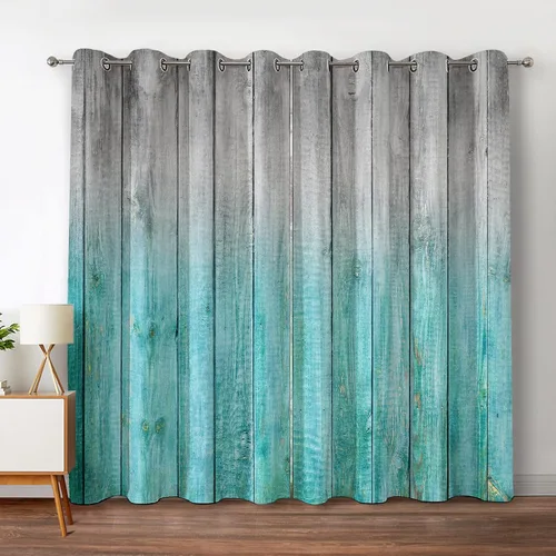 Miniatura 15 de Jekeno - Cortinas opacas de cine para dormitorio, sala de estar, carrete de película con estampado rojo y negro, con ojales, juego de 2 paneles, 52