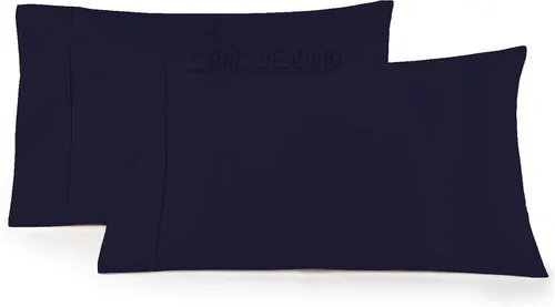 Miniatura 29 de Juego de sábanas de 4 piezas, algodón egipcio de 600 hilos, juego de ropa de cama de lujo que se adapta a bolsillos de hasta 18 pulgadas de Azul