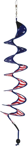 Miniatura 12 de In the Breeze 5176 48" Estrellas y rayas Curlie Spinner-Decoración colgante al aire libre Stars & Stripes