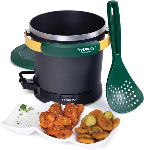 Miniatura 3 de Presto 05427 Freidora eléctrica profunda FryDaddy, verde/dorado