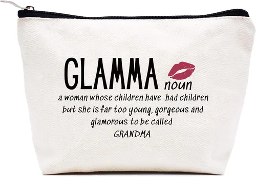 Miniatura 63 de LIBIHUA Obtener regalo de boda - Bolsa de maquillaje bolsa de cosméticos bolsa de viaje, Beige, 10-En Mi Madre del Pájaro