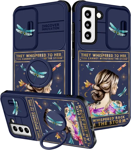 Miniatura 218 de Funermei Funda para teléfono Samsung Galaxy Note 10 Plus – Funda femenina bonita para niñas, diseño inspirador estético con funda para cámara
