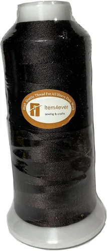 Miniatura 5 de Hilo de poliéster resistente a los rayos UV para tapizado de piel exterior, marca ITEM4EVER, Blanco, L