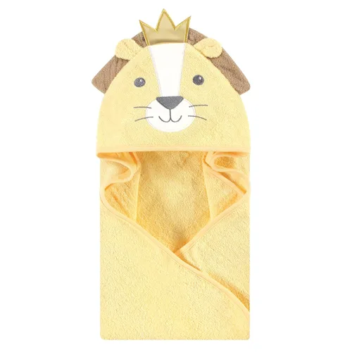 Miniatura 59 de Hudson Baby Toalla unisex de algodón con capucha con cara de animal para bebé, abeja amarilla, talla única Amarillo Bee