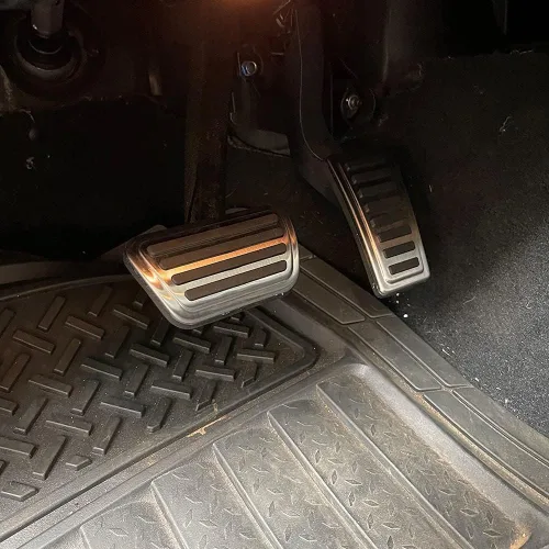 Miniatura 8 de Motrobe Fundas de pedal para Dodge Ram 1500 2019-2026, accesorios antideslizantes, aleación de aluminio, freno de gas, acelerador de combustible