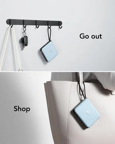 Miniatura 6 de VRURC Cargador portátil con 4 cables incorporados, paquete de batería de 20000mAh Cargador portátil PD 20W de carga rápida, banco de energía