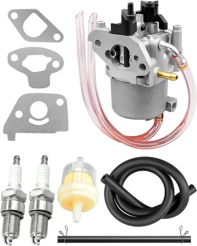 Carburador 16100-ZC0-015 apto para generador Honda EX1000, kit de afinación de carbohidratos con filtro de combustible, línea de combustible, juntas